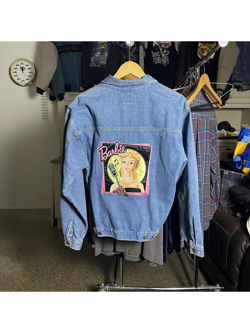 Vintage 90s Barbie Denim Jacket